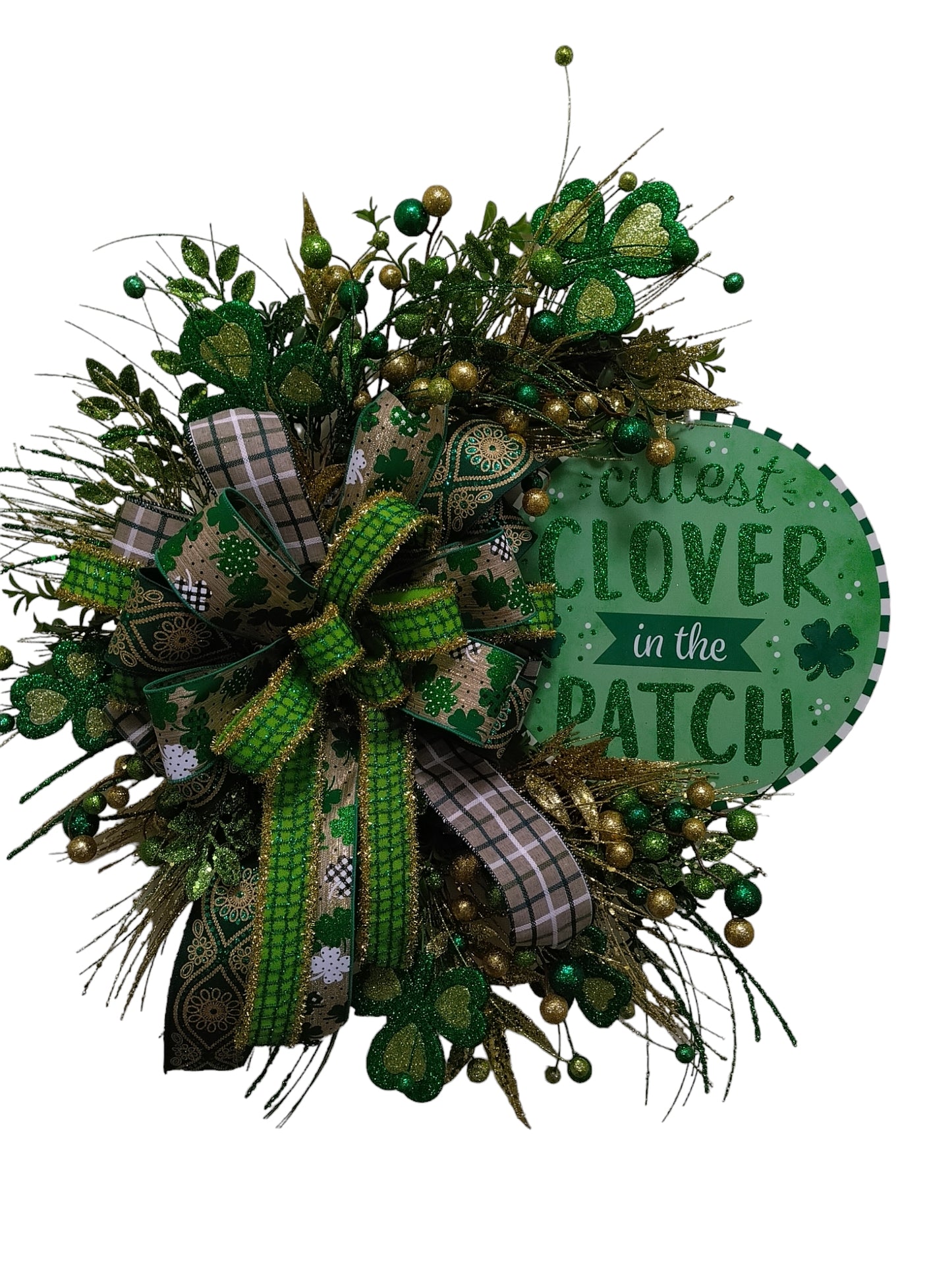 Cutest Clover in the Patch Grapevine Wreath