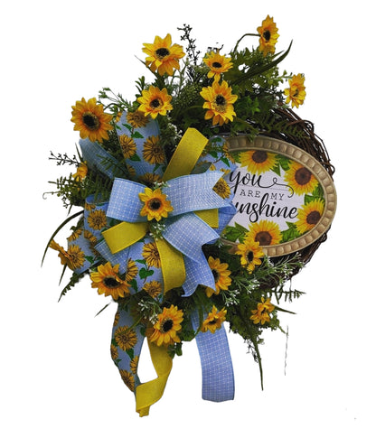 You are my Sunshine Grapevine Wreath