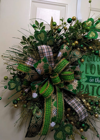 Cutest Clover in the Patch Grapevine Wreath