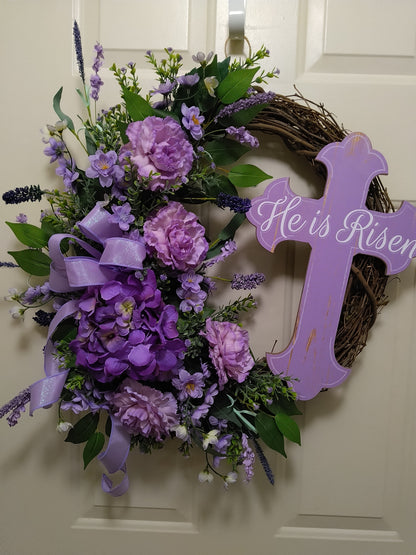 He is Risen Wreath