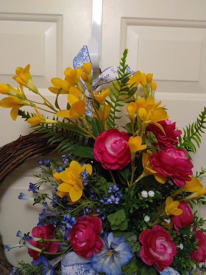 Spring Ranunculus Wreath