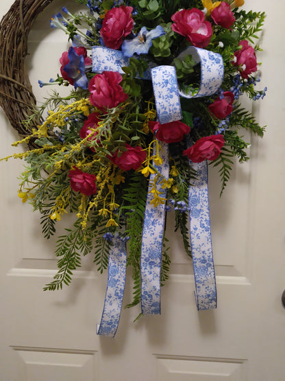 Spring Ranunculus Wreath